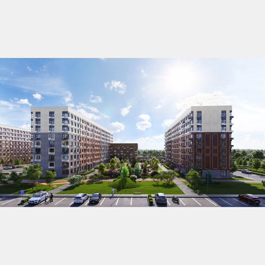 2-к. квартира, 45,7 м², 9/9 эт.