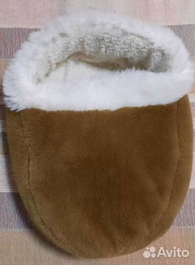 Сапог. Грелка для ног меховая
