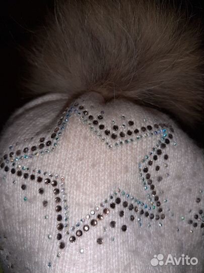 Шапка зимняя и хомут 48-50