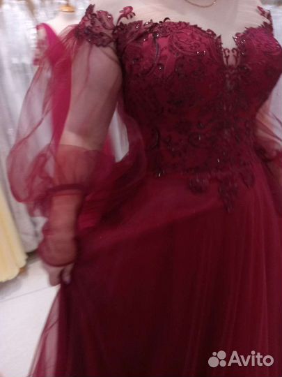 Вечернее платье на выпускной 52 54