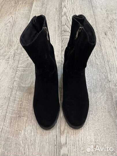 Полусапоги женские зимние натур.замша и мех