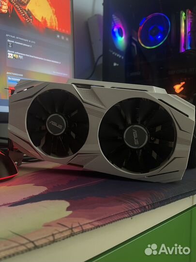 Видеокарта gtx 1060 6gb asus