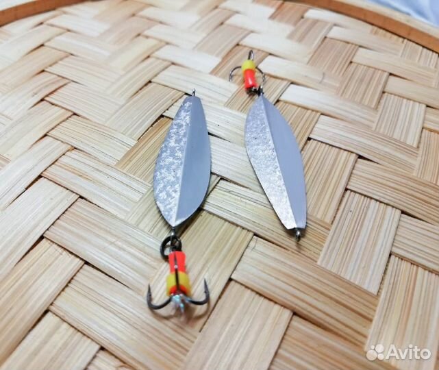 Зимние блесны на окуня ручной работы. Набор 5шт