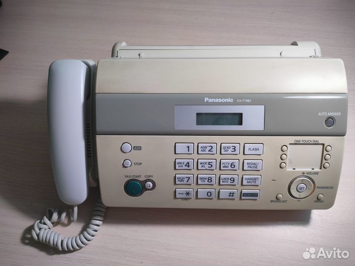 Факс + домашний телефон Panasonic KH-FT982