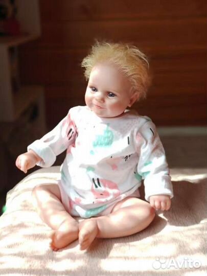 Кукла реборн девочка с волосами Мэдди