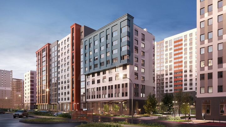 3-к. квартира, 58,8 м², 3/22 эт.