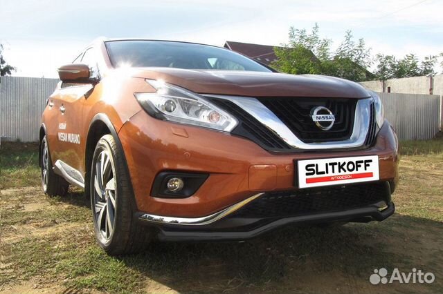 Защита переднего бампера d57 Nissan NIM16001B