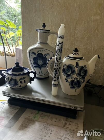 Фарфоровая посуда гжель