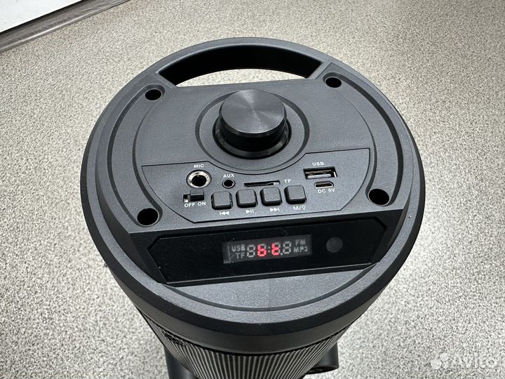 Портативная колонка 40см с подсветкой