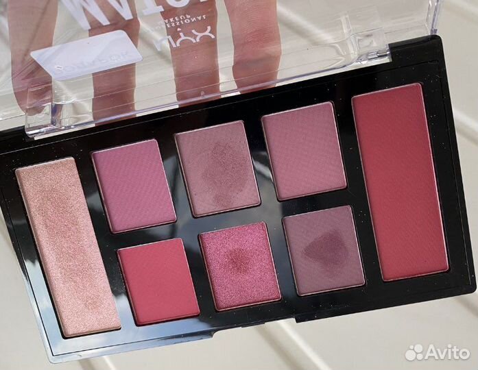 Палетка NYX. Тени, румяна. Оригинал