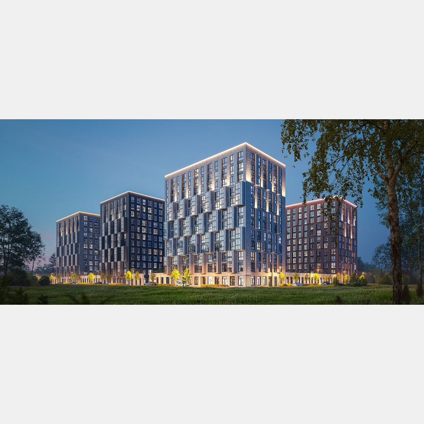 1-к. квартира, 43,1 м², 8/12 эт.