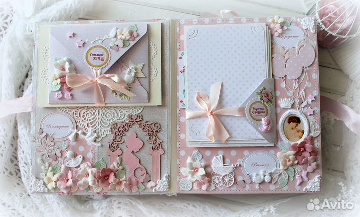 Альбом ручной работы для деовчки