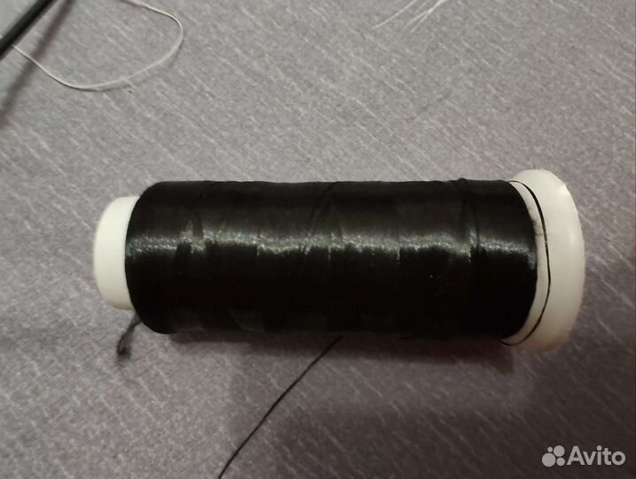 Черная Нить пряжа для шёлковой вышивки