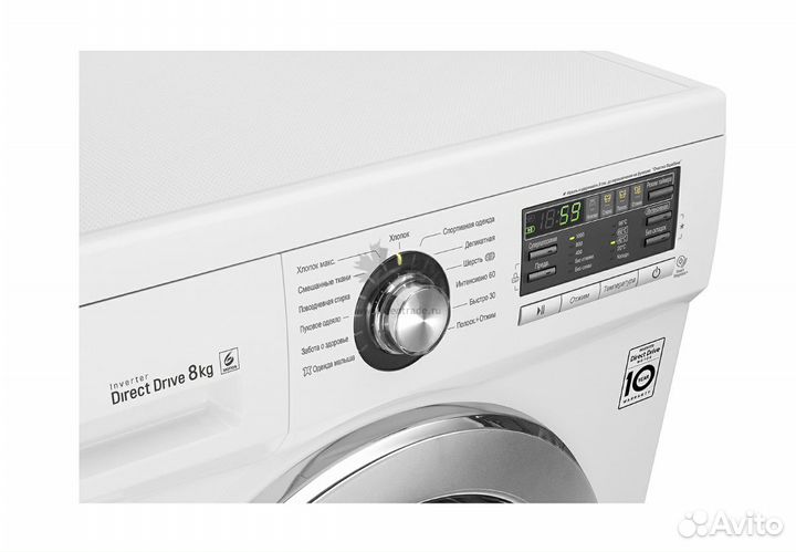 Стиральная машина LG F1096TD3 8кг