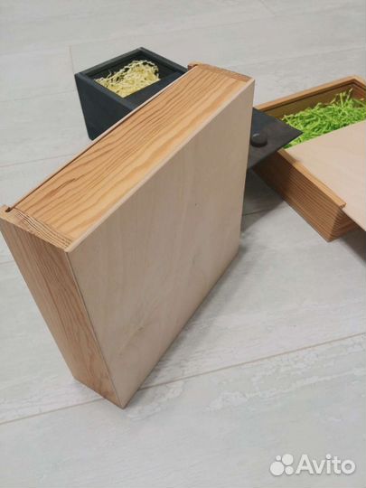 Деревянные подарочные ящики