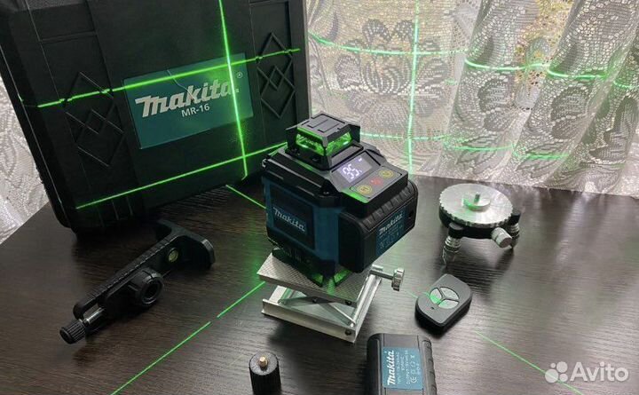 Лазерный уровень мощный makita 16 lin