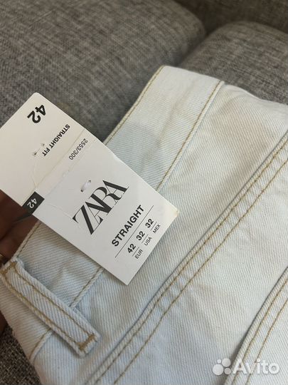 Новые мужские джинсы Zara размер 42