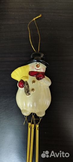Ёлочная игрушка снеговик