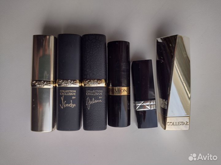 Помады Collistar, L'Oréal, Revlon, Dior, Chanel