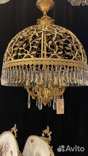 Люстра новая абажур