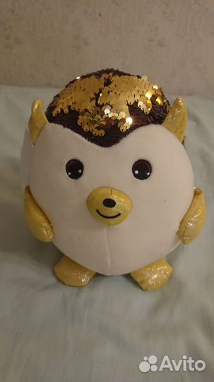 Новая мягкая игрушка с пайетками 20см