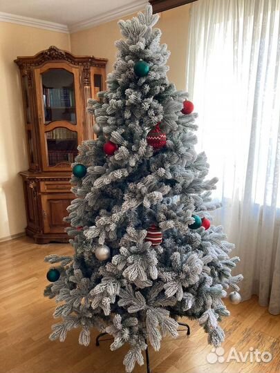 Елка искусственная литая заснеженная