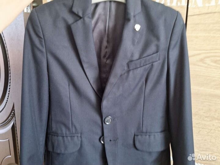 Школьный костюм для мальчика 122 128 синий