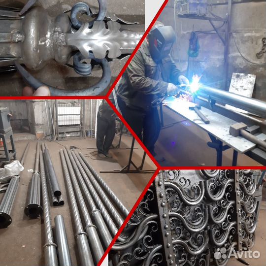 Декоративные кованые фонари для сада арт 005