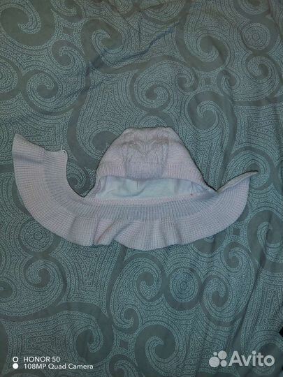 Шапка шлем для девочки