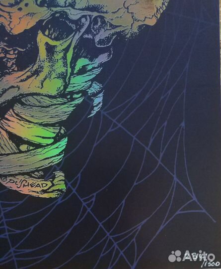 USA Metallica литография постер фольга 1500 copies