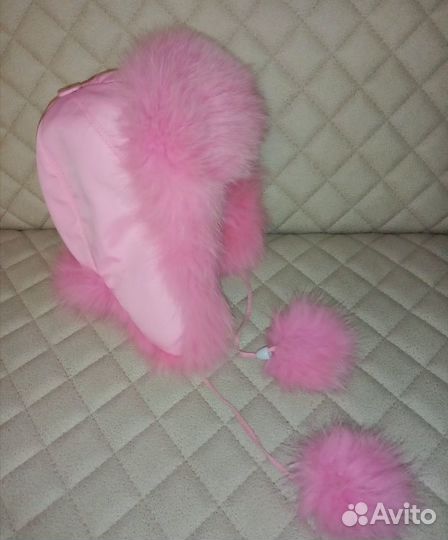 Шапка для девочки на 3-4г