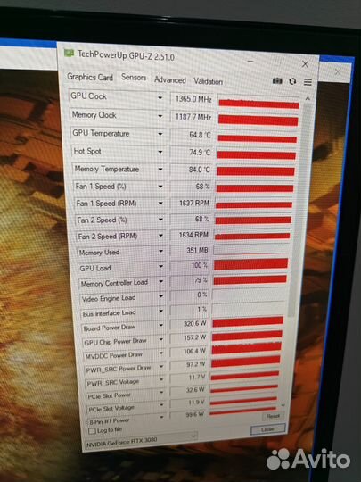 Asus RTX 3080 Rog Strix White Edition 10Gb