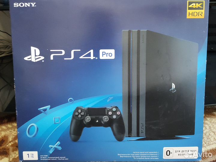 Sony playstation 4 pro 1tb с играми