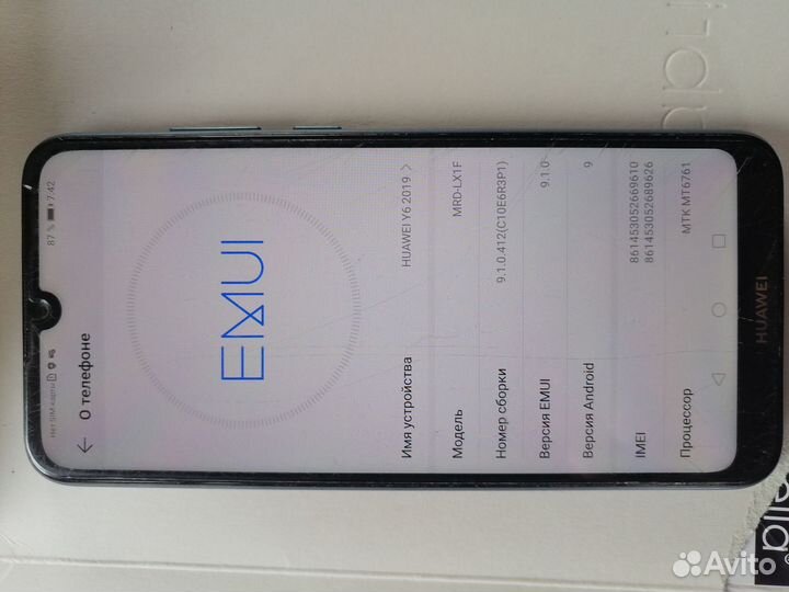 HUAWEI Y6 (2019), 2/32 ГБ