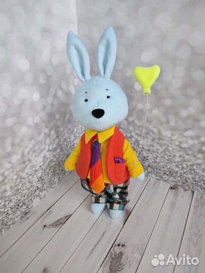 Мягкая игрушка заяц новый