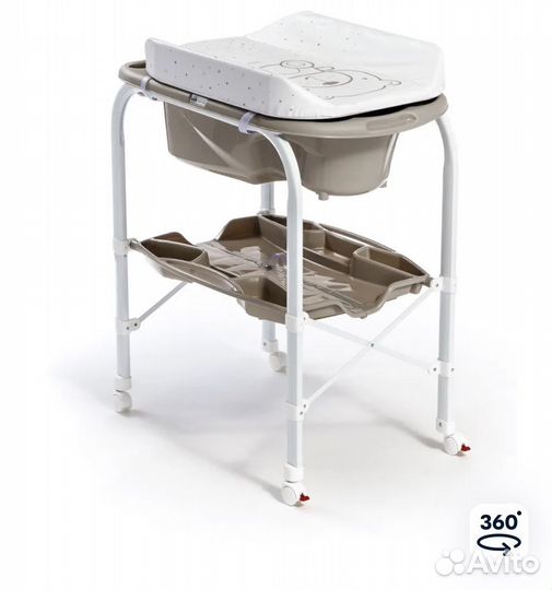 Детская ванночка с пеленальным столиком