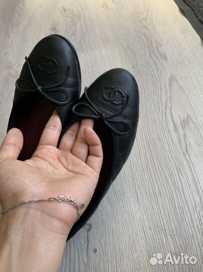 Туфли балетки chanel