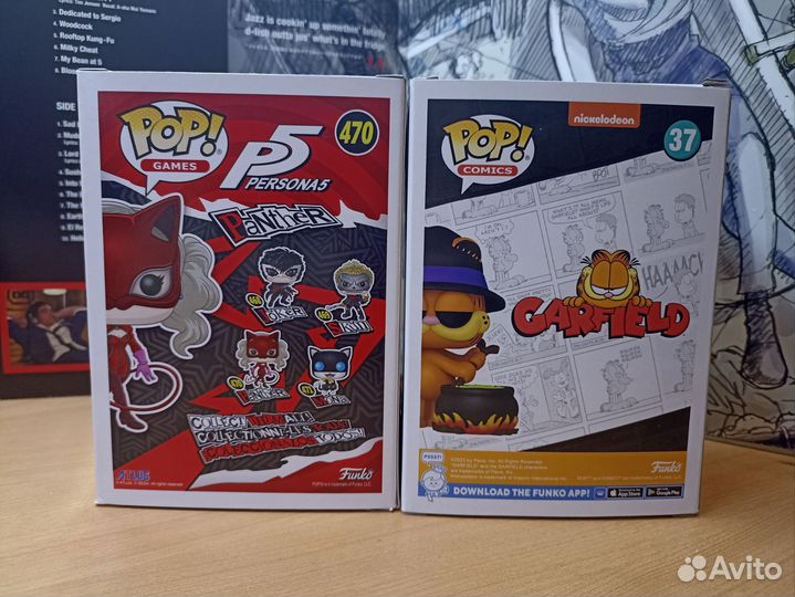 Garfield и Panther Funko pop