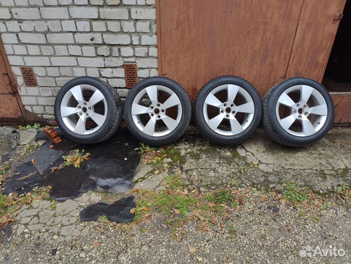Зимние колеса в сборе r17 skoda octavia a7