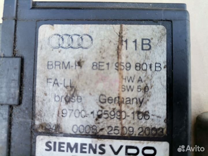 Мотор стеклоподъемника передний левый Ауди А4 Б6