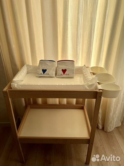 Пеленальный столик икеа сниглар, бук