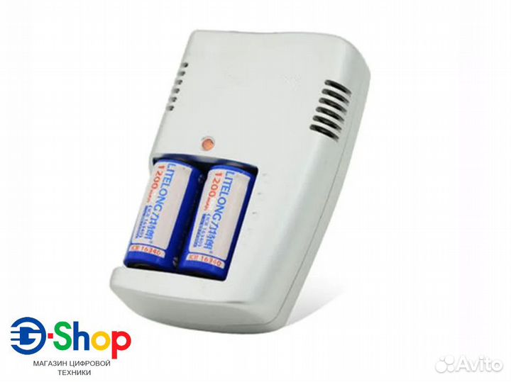 Набор 2x Аккумулятора Lithium CR123 3V 16340