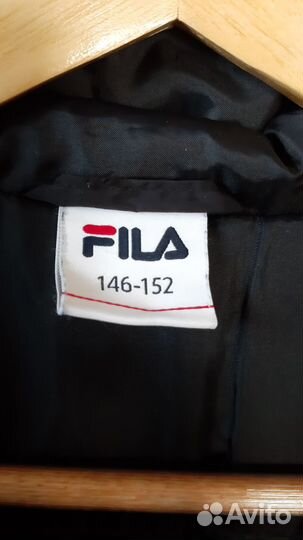 Куртка удлиненная утепленная fila 146-152