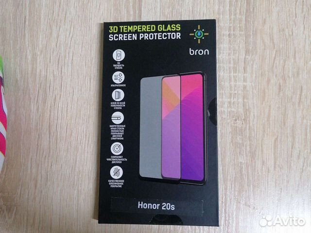 Защитное 3D стекло honor 20s