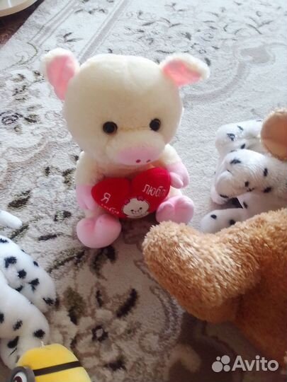 Мягкие игрушки пакетом цена за всё
