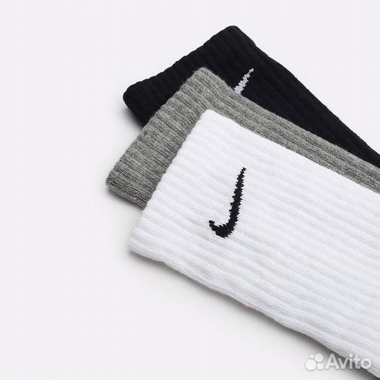 Носки Nike Everyday Cushion Crew Socks х3 Оригинал