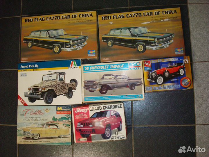 Сборные модели авто. Масштаб 24\25\16\20 Раритеты
