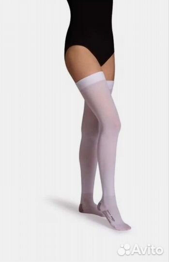 Компрессионные чулки 1 класс 3 размер белые b well