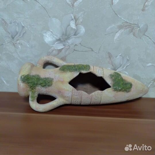 Кашпо Амфора, шамот