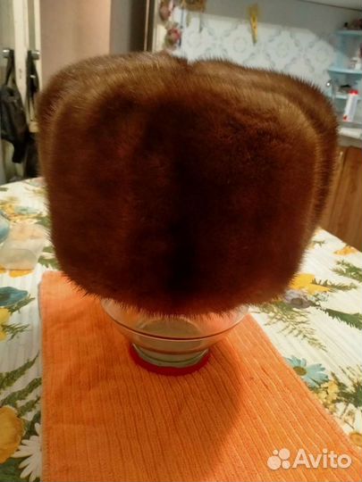 Норковая шапка-формовка мужская